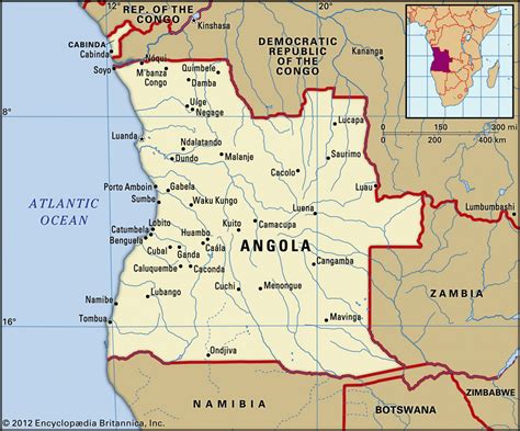 quais são as principais cidades de angola